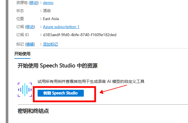 Azure AI语音开通使用教程插图19